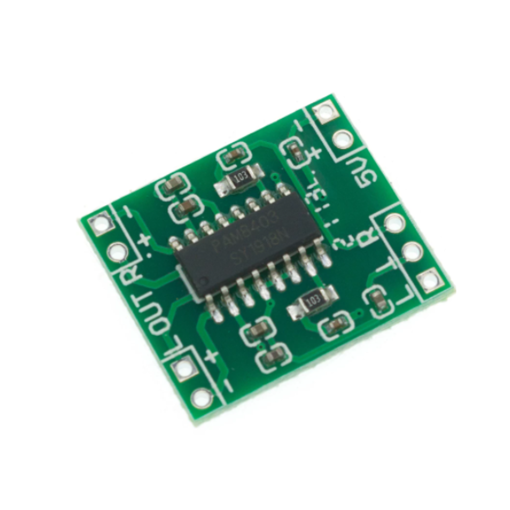 Amplificador PAM8403 estéreo 2x3W 2.5 a 5V